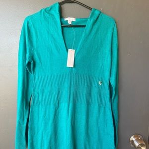 New York & Company aqua green sweatshirt